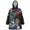 New Zealand Warriors Snug Hoodie Anzac Remembrance Of The Fallen