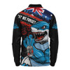 Cronulla-Sutherland Sharks Long Sleeve Polo Shirt Anzac Remembrance Of The Fallen