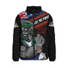 New Zealand Warriors Padded Jacket Anzac Remembrance Of The Fallen