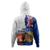 Australia Hoodie Two Sides Of Service Anzac Day Remembrance