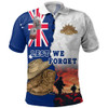 Australia Polo Shirt Two Sides Of Service Anzac Day Remembrance