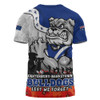 Canterbury-Bankstown Bulldogs T-Shirt Anzac Day Remembrance Of Courage Loyalty Valor