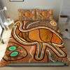 Australia Aboriginal Bedding Set - Indigenous Emu Vintage Stye