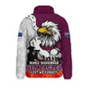 Manly Warringah Sea Eagles Padded Jacket Anzac Day Remembrance Of Courage Loyalty Valor