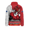 St. George Illawarra Dragons Padded Jacket Anzac Day Remembrance Of Courage Loyalty Valor