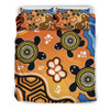 Australia Aboriginal Inspired Bedding Set - Indigenous Turtles Art Patterns