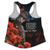 Australia Women Racerback Singlet Anzac Day Courage Sacrifice Eternal Honor