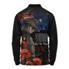 Australia Long Sleeve Polo Shirt Anzac Day Courage Sacrifice Eternal Honor
