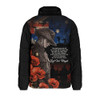 Australia Padded Jacket Anzac Day Courage Sacrifice Eternal Honor
