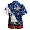 Australia Hawaiian Shirt Anzac Day Poppy And Barbed Wire Of Service