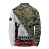Australia Long Sleeve Polo Shirt Anzac Day Poppy And Barbed Wire Of Service