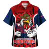 Sydney Roosters Hawaiian Shirt Lest We Forget In Honor And Remembrance