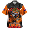 Wests Tigers Hawaiian Shirt Lest We Forget In Honor And Remembrance