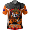 Wests Tigers Polo Shirt Lest We Forget In Honor And Remembrance