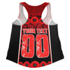 St. George Illawarra Dragons Women Racerback Singlet Lest We Forget In Honor And Remembrance