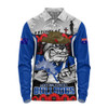 Canterbury-Bankstown Bulldogs Long Sleeve Polo Shirt Lest We Forget In Honor And Remembrance