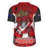 St. George Illawarra Dragons Rugby Jersey Lest We Forget In Honor And Remembrance