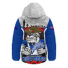 Canterbury-Bankstown Bulldogs Hooded Padded Jacket Lest We Forget In Honor And Remembrance