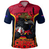 Adelaide Crows Polo Shirt Lest We Forget In Eternal Honor And Duty