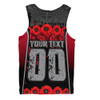 Essendon Men Singlet Lest We Forget In Eternal Honor And Duty