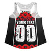 Collingwood Women Racerback Singlet Lest We Forget In Eternal Honor And Duty