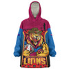 Brisbane Lions Snug Hoodie Lest We Forget In Eternal Honor And Duty