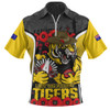 Richmond Zip Polo Shirt Lest We Forget In Eternal Honor And Duty