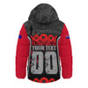 Essendon Hooded Padded Jacket Lest We Forget In Eternal Honor And Duty
