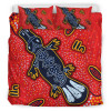 Australia Aboriginal Bedding Set - Indigenous Platypus Ver 6