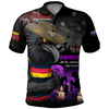 Adelaide Crows Polo Shirt Anzac Day In Memory Of Animals That Served