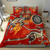 Australia Bedding Set - Aboriginal Crocodile And Kangaroo