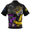 Richmond Zip Polo Shirt Anzac Day In Memory Of Animals That Served