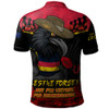 Adelaide Crows Polo Shirt ANZAC Day Not For Victory For Remembrance