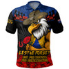 West Coast Eagles Polo Shirt ANZAC Day Not For Victory For Remembrance