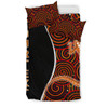 Australia Aboriginal Personalised Bedding Set - Indigenous Lizard Dreaming