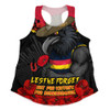 Adelaide Crows Women Racerback Singlet ANZAC Day Not For Victory For Remembrance