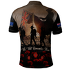 Australia Personalized Polo Shirt  We Will Remember Them In Sacred Honor