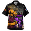 Brisbane Broncos Hawaiian Shirt Anzac Day Purple Poppy And Animals That Served