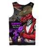 St. George Illawarra Dragons Men Singlet Anzac Day Purple Poppy And Animals That Served