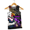 Sydney Roosters Men Singlet Anzac Day Purple Poppy And Animals That Served