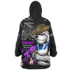 Canterbury-Bankstown Bulldogs Snug Hoodie Anzac Day Purple Poppy And Animals That Served