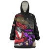 St. George Illawarra Dragons Snug Hoodie Anzac Day Purple Poppy And Animals That Served