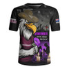 Manly Warringah Sea Eagles Rugby Jersey Anzac Day Purple Poppy And Animals That Served