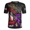 St. George Illawarra Dragons Rugby Jersey Anzac Day Purple Poppy And Animals That Served