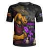 Brisbane Broncos Rugby Jersey Anzac Day Purple Poppy And Animals That Served