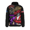 St. George Illawarra Dragons Padded Jacket Anzac Day Purple Poppy And Animals That Served