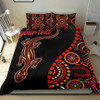 Australia Aboriginal Inspired Bedding Set- Aboriginal Inspired Lizard With Dot Painting Patterns1