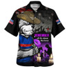 Western Bulldogs Hawaiian Shirt Anzac Day In Memory Of Animals That Served