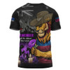 Brisbane Lions T-Shirt Anzac Day In Memory Of Animals That Served