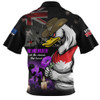 Sydney Swans Zip Polo Shirt Anzac Day In Memory Of Animals That Served